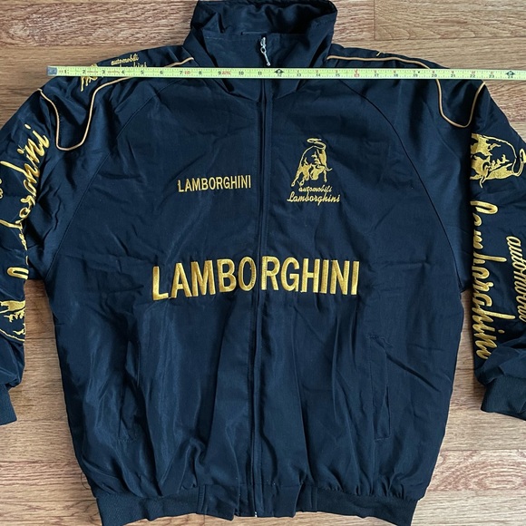 Formula 1 Lamborghini Racing Jacket Men’s F1 Embroidered Retro Y2k Unisex - Picture 5 of 8